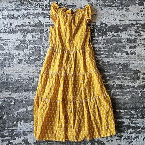 J. Crew Tiered cotton voile dress in floating sunflowers style AR609 2020